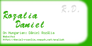 rozalia daniel business card
