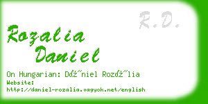 rozalia daniel business card